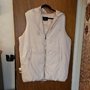 Torrid Cream Hooded Vest